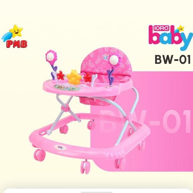 Apolo Bayi Murah Baby Walker PMB Toys Ada Mainan dan Musik
