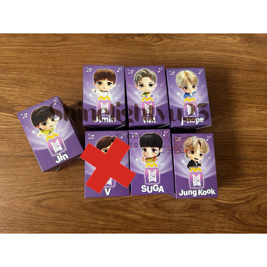 [Ready Stock] Mcdonald’s Happy Meal BTS TinyTAN (Throwback Edition)