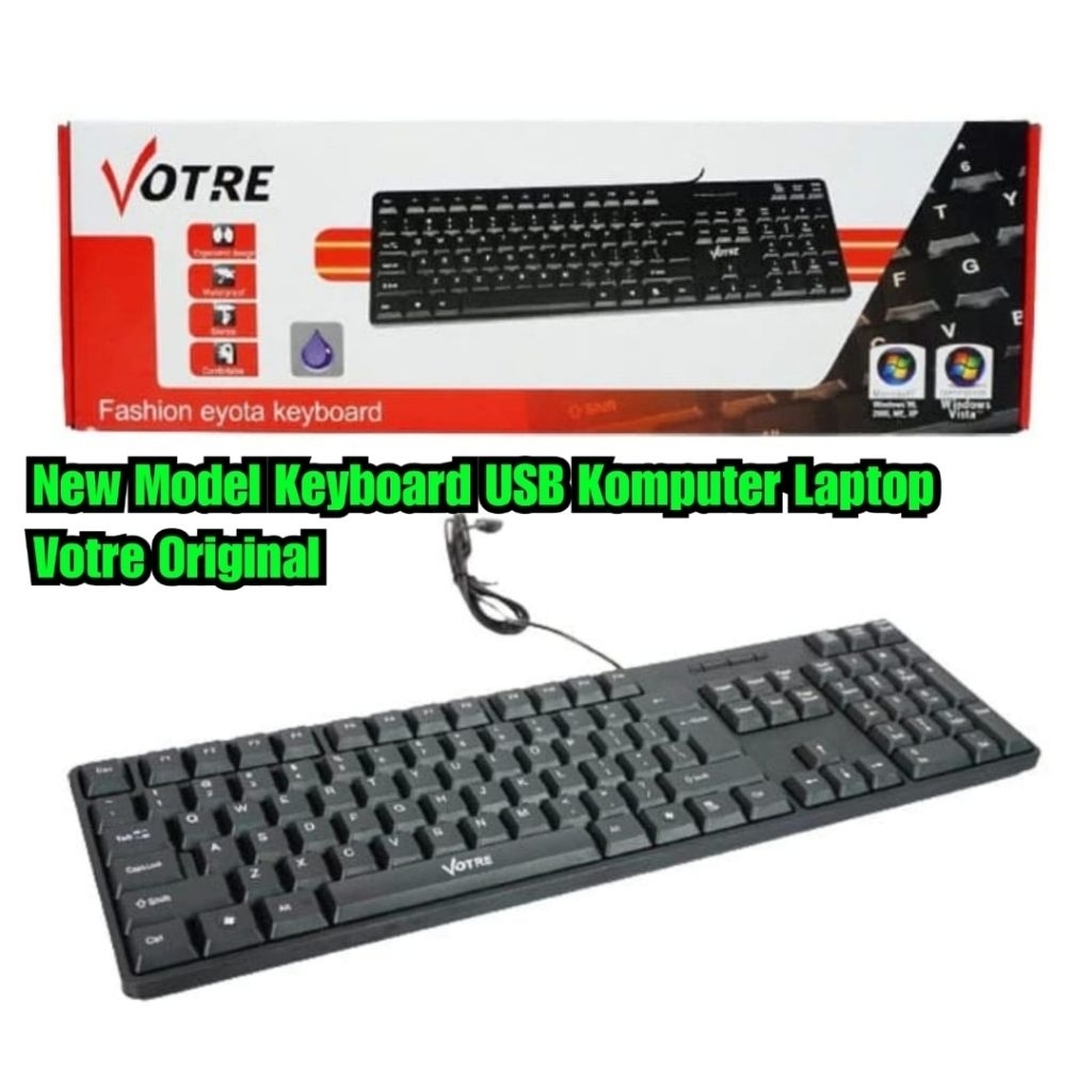 Keyboard Votre Usb Keyboard Usb keyboard external pc keyboard kabel usb keyboard komputer PC