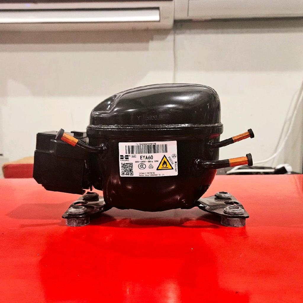 KOMPRESOR 1/6 EYA60 KULKAS 2 PINTU ORIGINAL REFRIGERANT R600A KOMPLIT