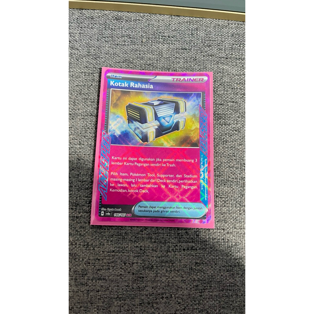 Ace Spec Kotak Rahasia Kartu Pokemon sv6s I 146/167
