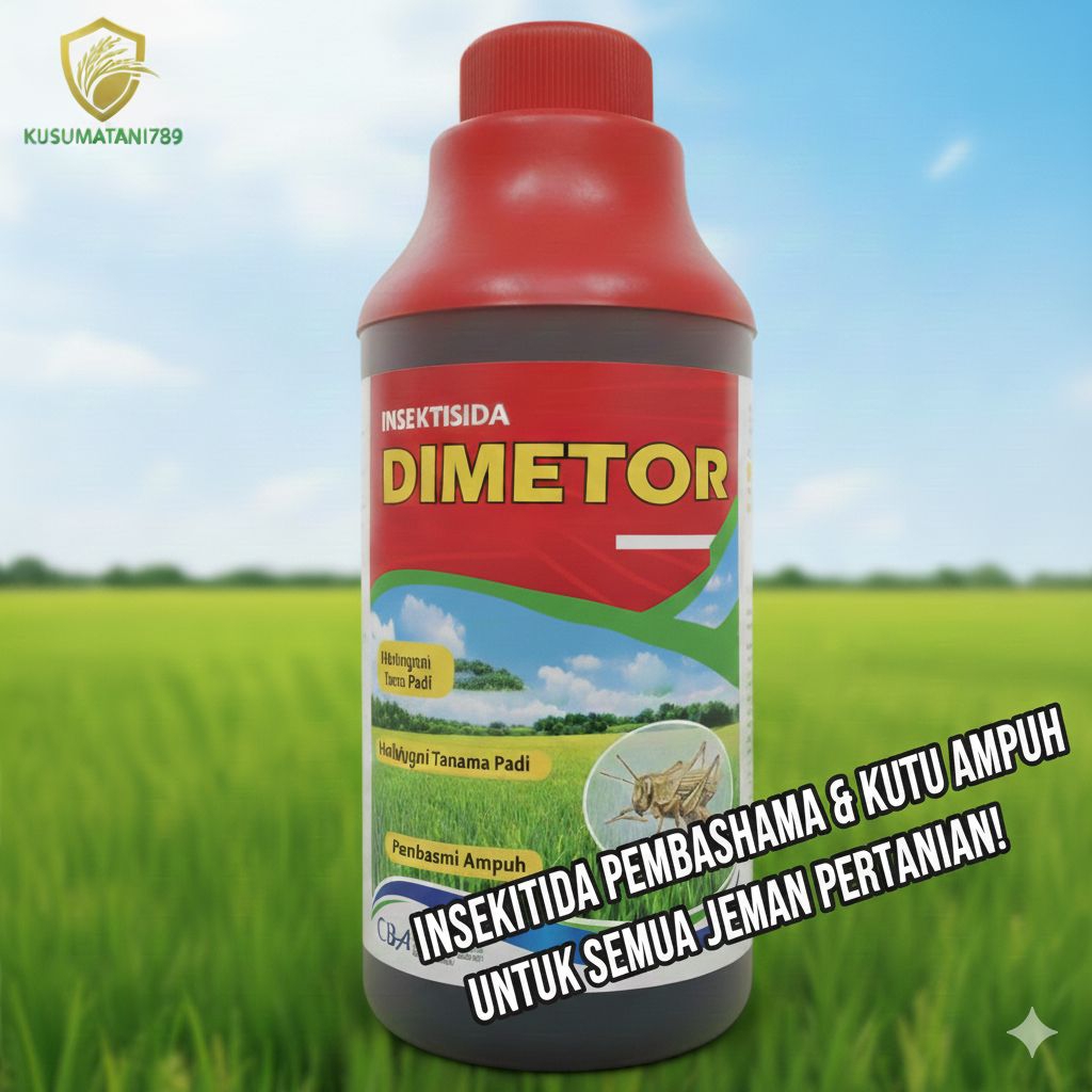 Dimetop 40 EC Insektisida Pembasmi Wereng dan Belalang Tanaman Padi  Obat Hama Ampuh Sistemik Kontak