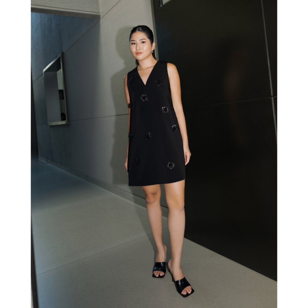 FLOMORS - FOLIE DRESS BLACK