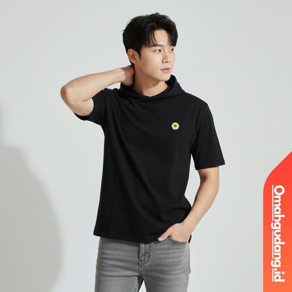 Kaos Hoodie Oversize Premium Bahan Katun Baby Terry Berkualitas