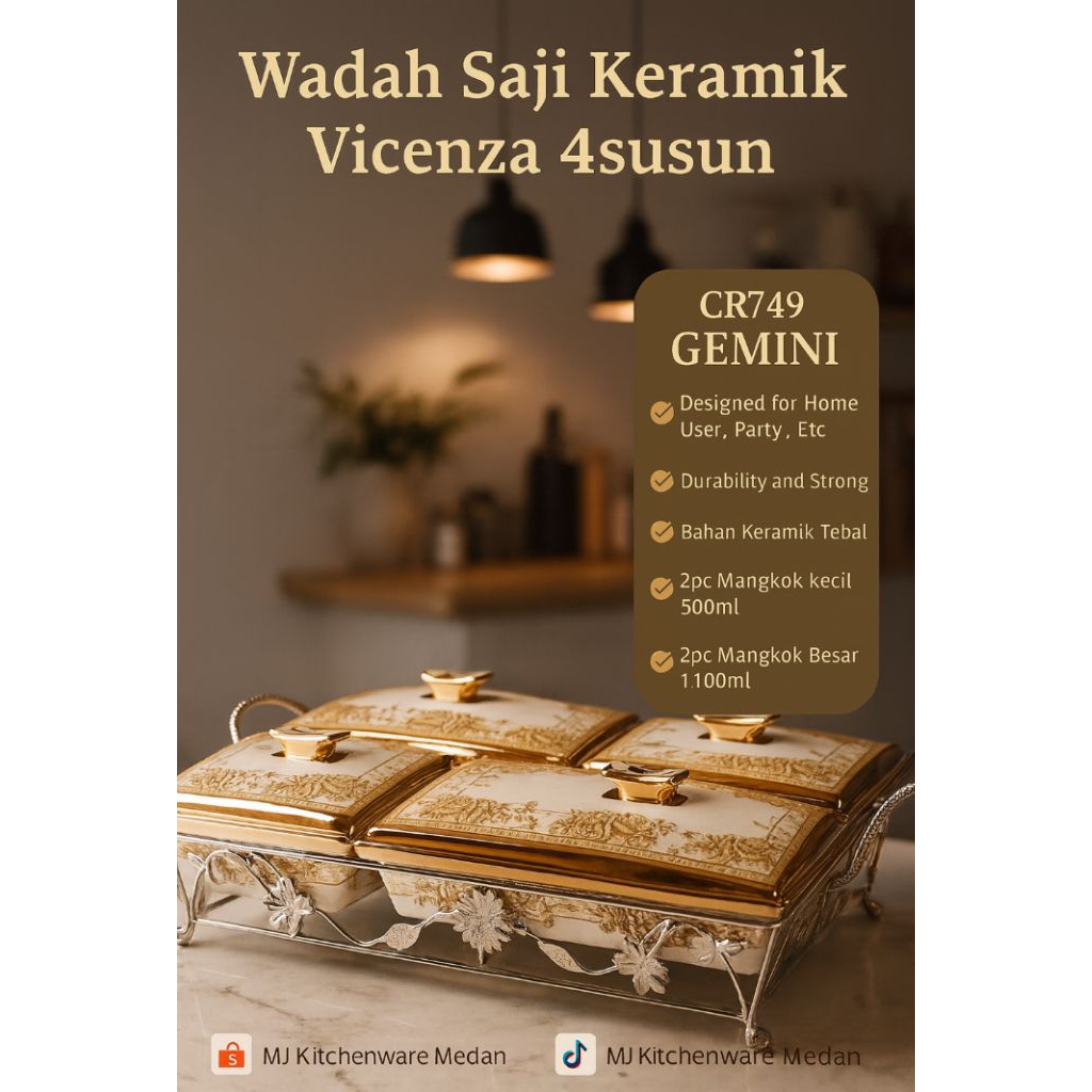 Prasmanan Vicenza Keramik CR749 Gemini