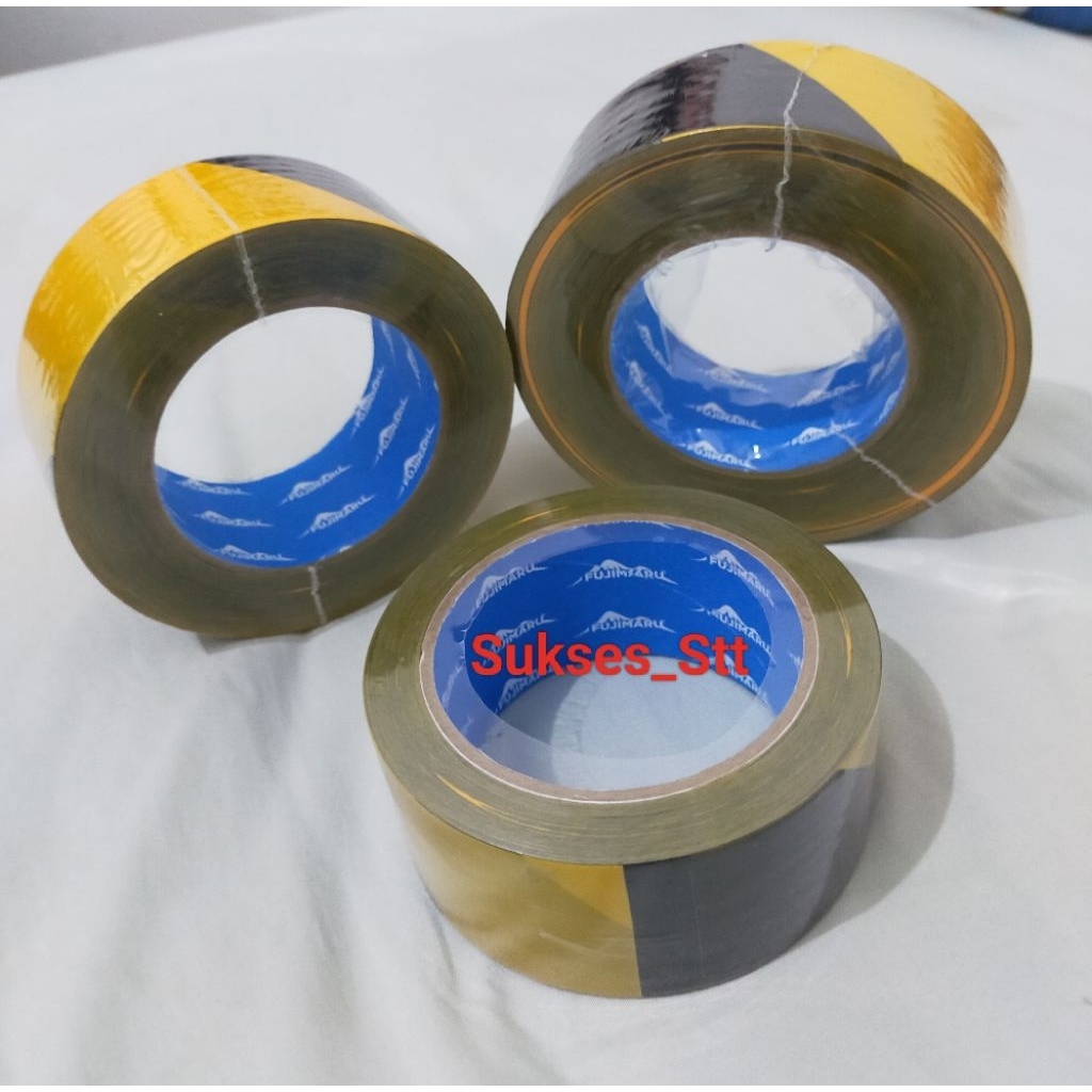 Police Line hitam kuning/Police Line Garis Polisi Safety Line