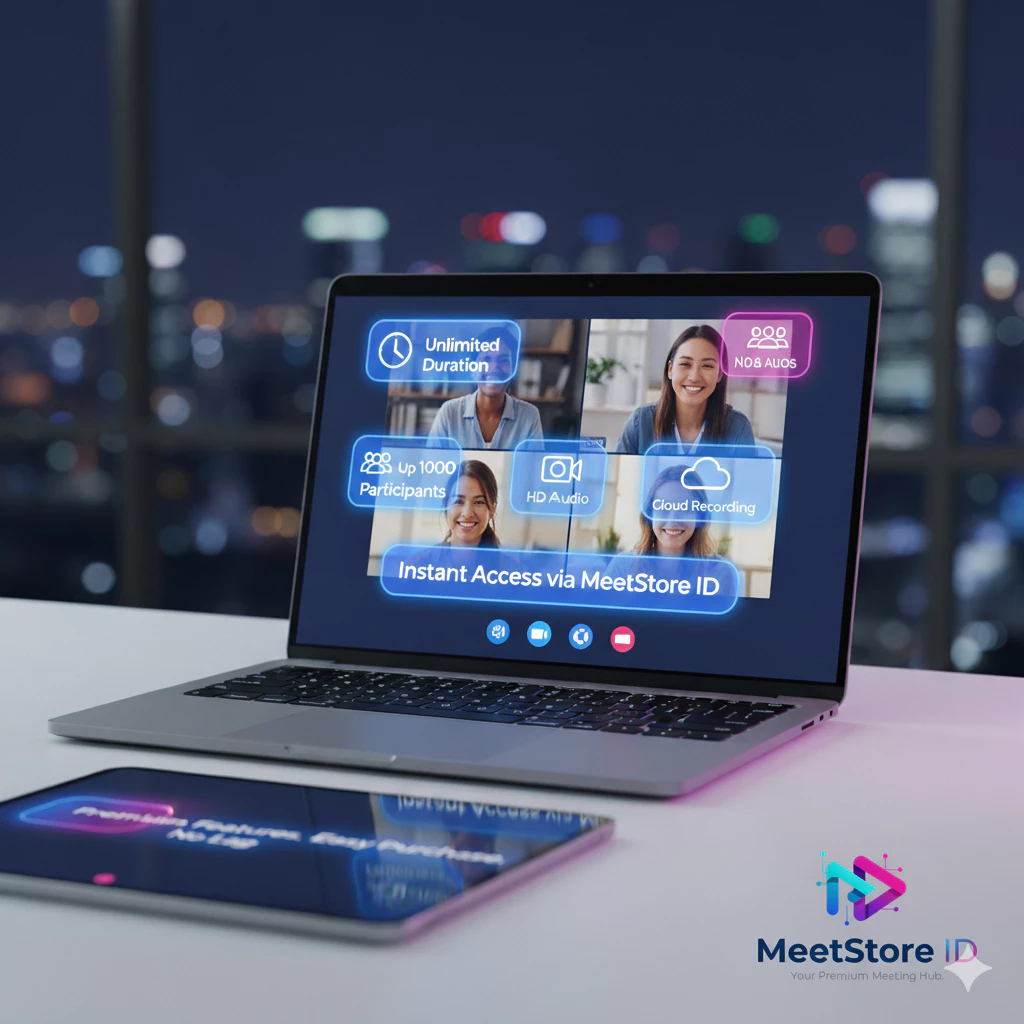 SEWA HARIAN Zoom Meeting Premium 100 300 500 Peserta 1 Tahun Anti Disable Full Garansi