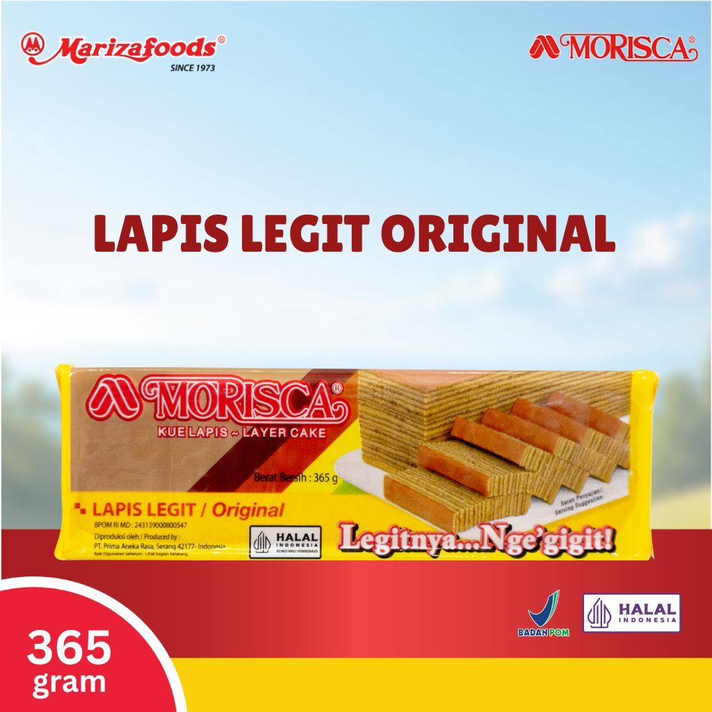 Morisca Kue Lapis Legit Original 365g