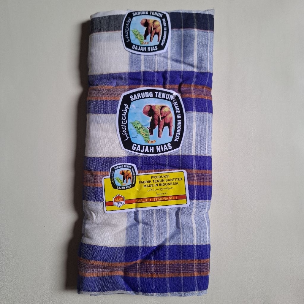 sarung tenun motif jadul gajah nias