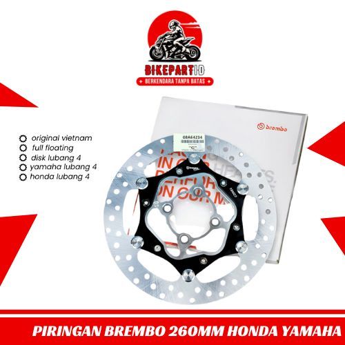 Piringan Cakram Brembo Floating CNC Disc 260mm Brembo Mio Vario Beat Scoopy - Disc Brembo Vietnam