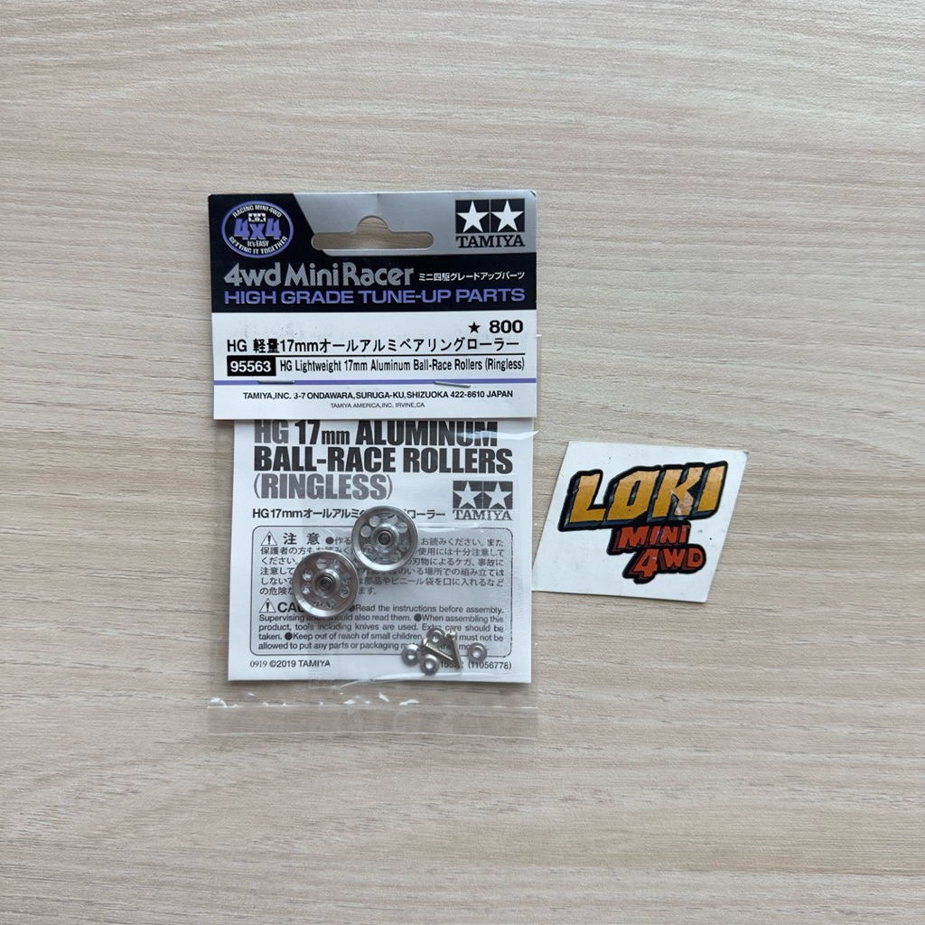 Tamiya Lightweight 17mm Rollers Original 95563