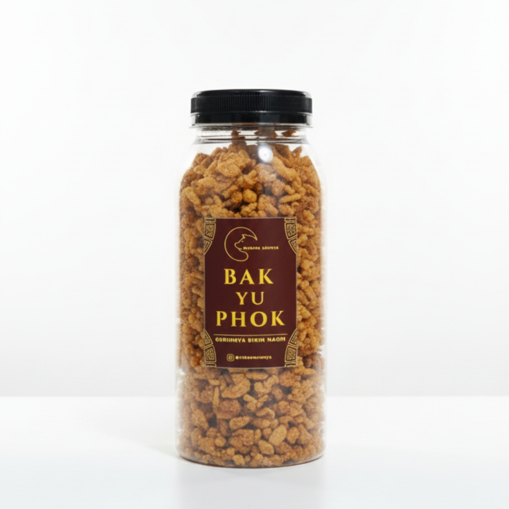 BAK YU PHOK / Ampas lemak babi kering 50gr / Lemak Samcam