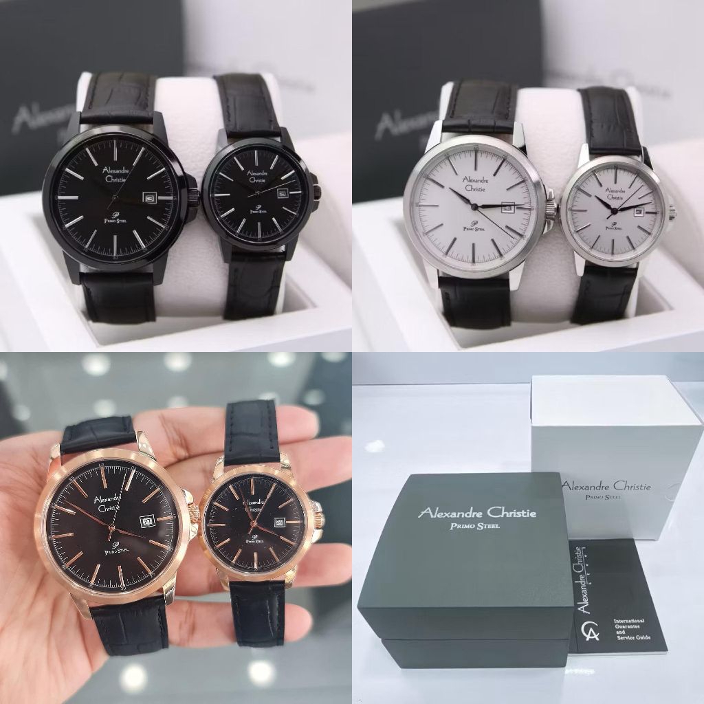 Jam Tangan Couple Alexandre Christie 1008 AC1008 [100% ORIGINAL]