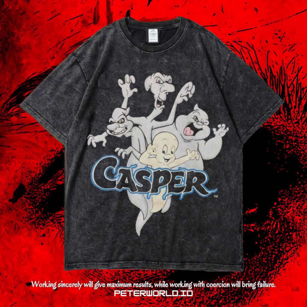 PETERWORLD "CASPER" KAOS OVERSIZED / KAOS WASHED / STONE WASH / OVERSIZED T SHIRT / KAOS CASPER WASH