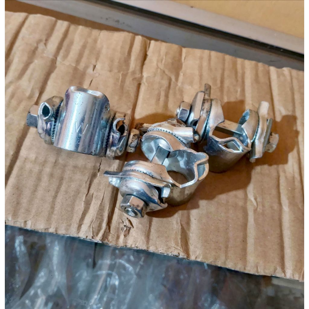 clamp sadel kerangan klem sadel sepeda nos tebal rel clamp penjepit sadel sepeda