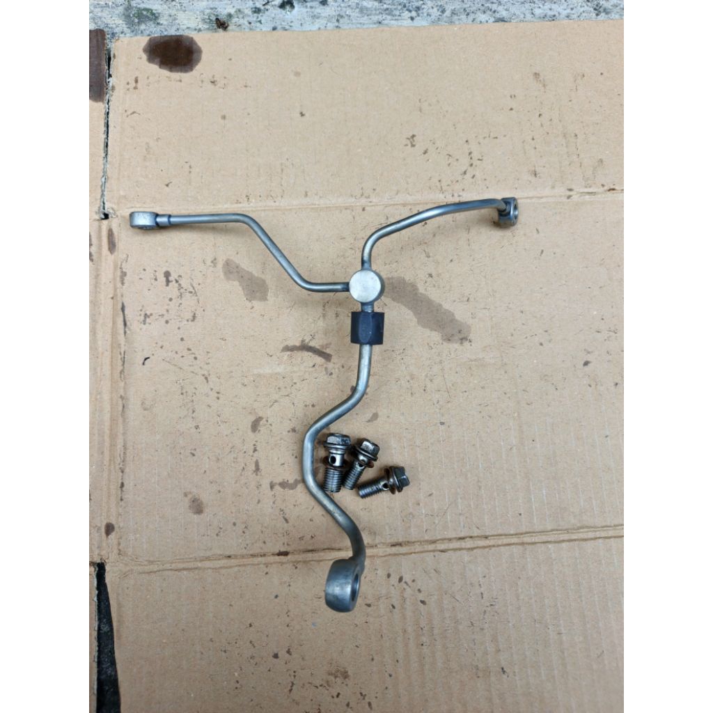 Pipa jalur oli mesin pipe oil Ninja RR mono Z250SL Klx 250 original copotan