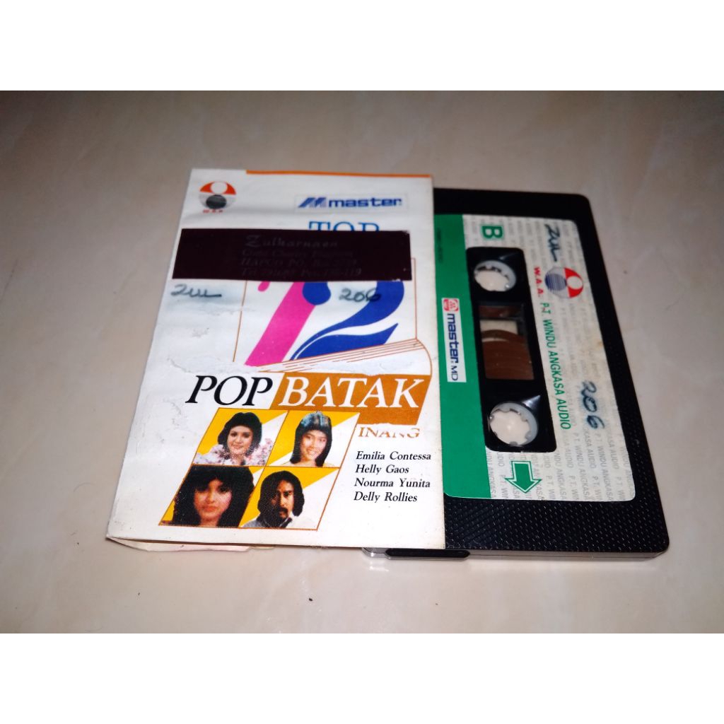 KASET POP BATAK VARIOUS ARTIST DELLY ROLLIES TITIEK SANDHORA