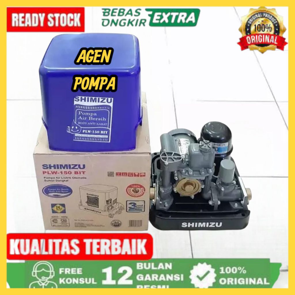 Pompa Booster Shimizu Pompa pendorong air SHIMIZU PLW 150 BIT