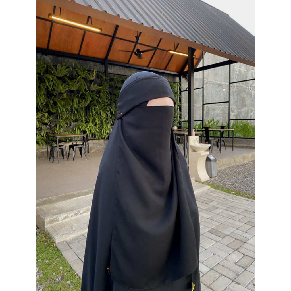 cadar/niqab bandana poni eat karet