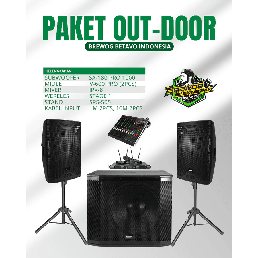 PAKET OUT DOOR BREWOG BETAVO