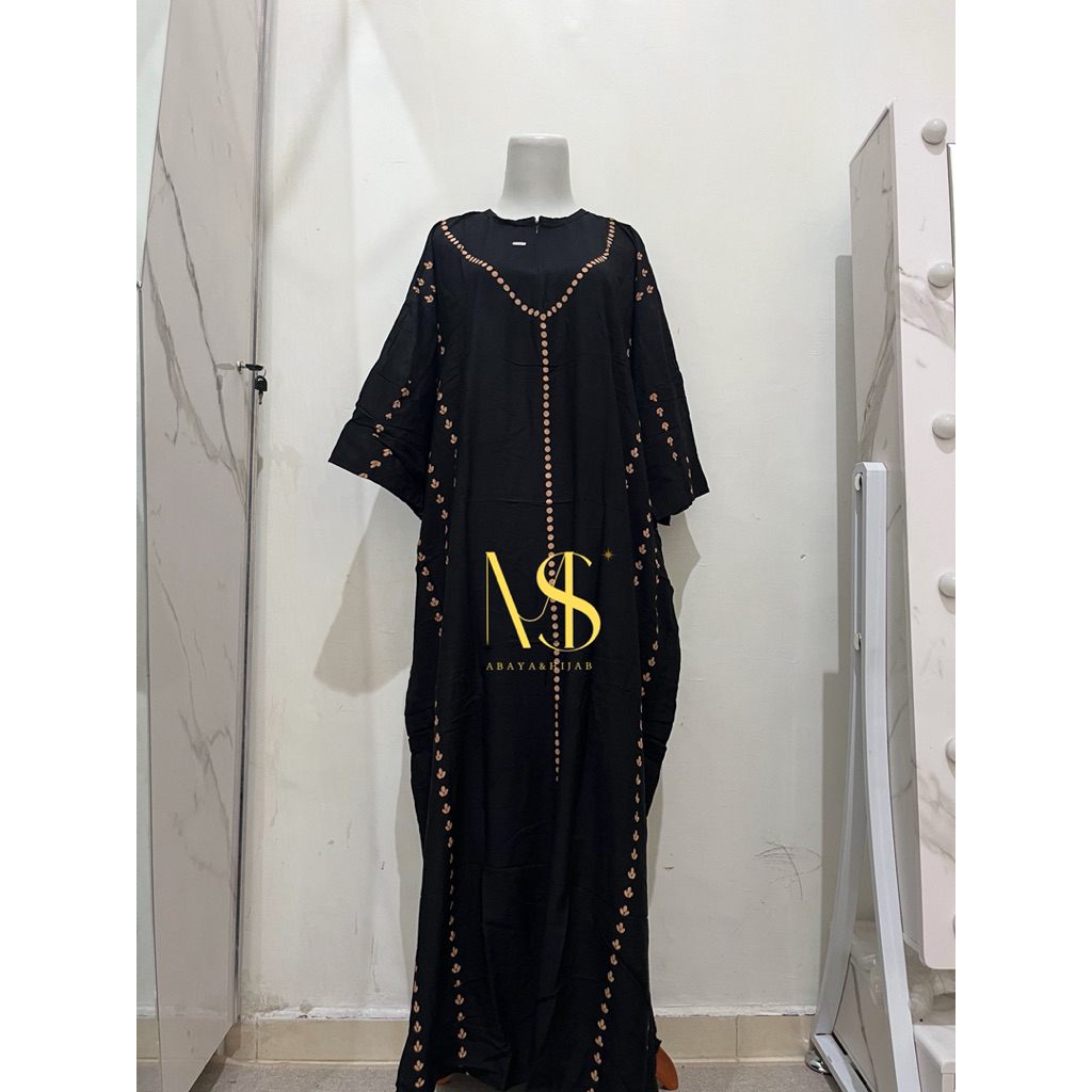 Abaya kaftan/kaftan rayon/gamis rayon/kaftan simple