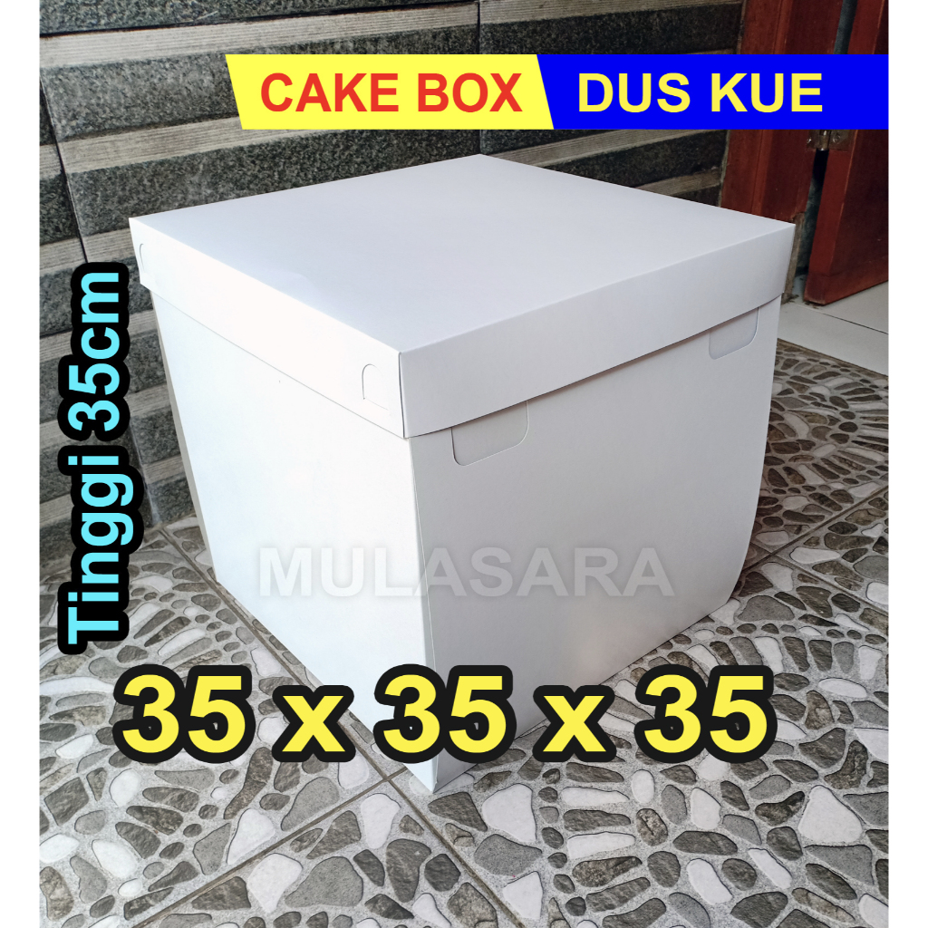 Dus 35x35x35 cm/ 35x35/ Dus Kue ulang tahun/ Box Kue/ box Roti/ Cake Box/ kotak kue/ Dus Bolu