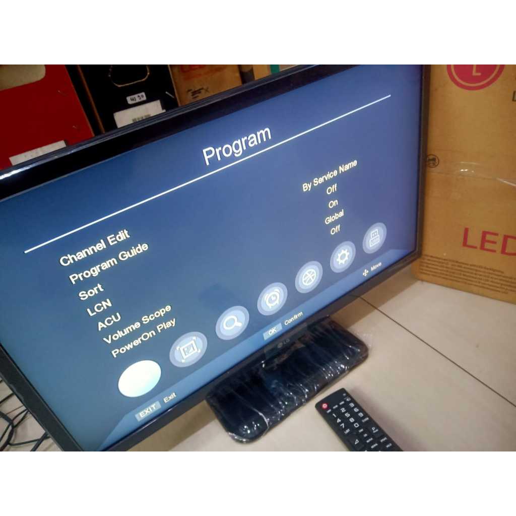 TV LED LG 24IN ANALOG TV BEKAS SIAP PAKAI 100% NORMAL