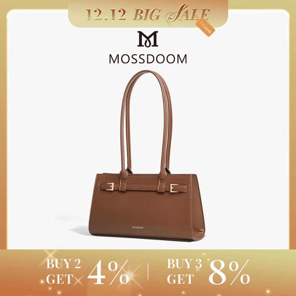 MOSSDOOM Tas Wanita Aurelia Bag Kekinian Desain Minimalis Kapasitas Cukup Banyak Warna