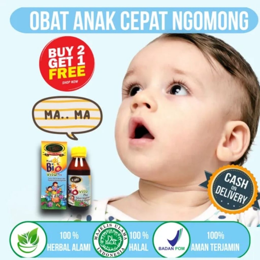 Madu Anak Bio Vita Plus Solusi Kecerdasan Tumbuh Kembang Anak isi 150gr