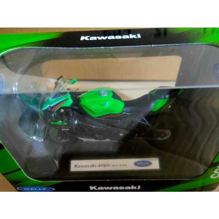 Diecast Motor Kawasaki Ninja Zx-10R Welly Original