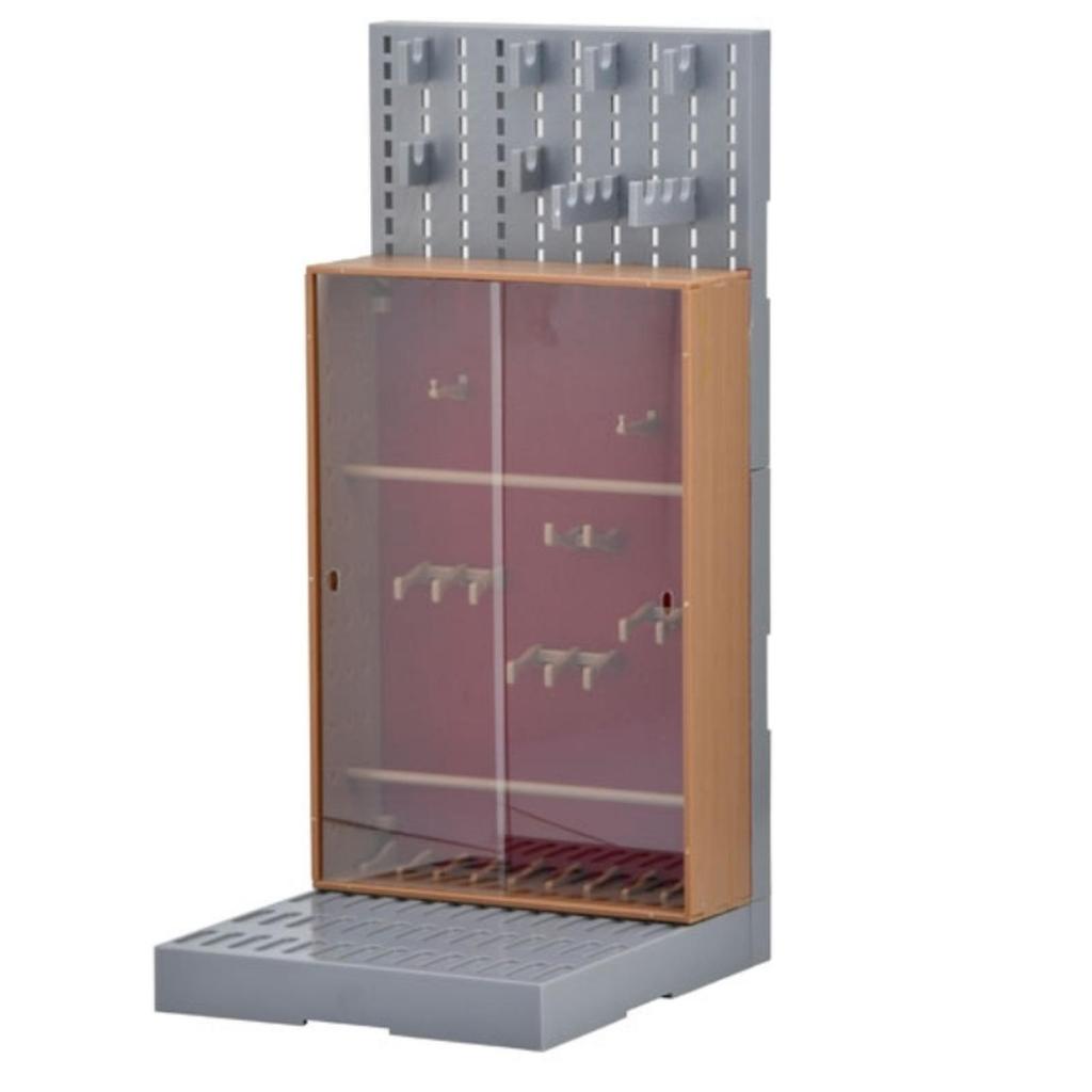 LittleArmory [LD042] Gun Rack F - Classical Gun Rack 1/12 Plastic Kit