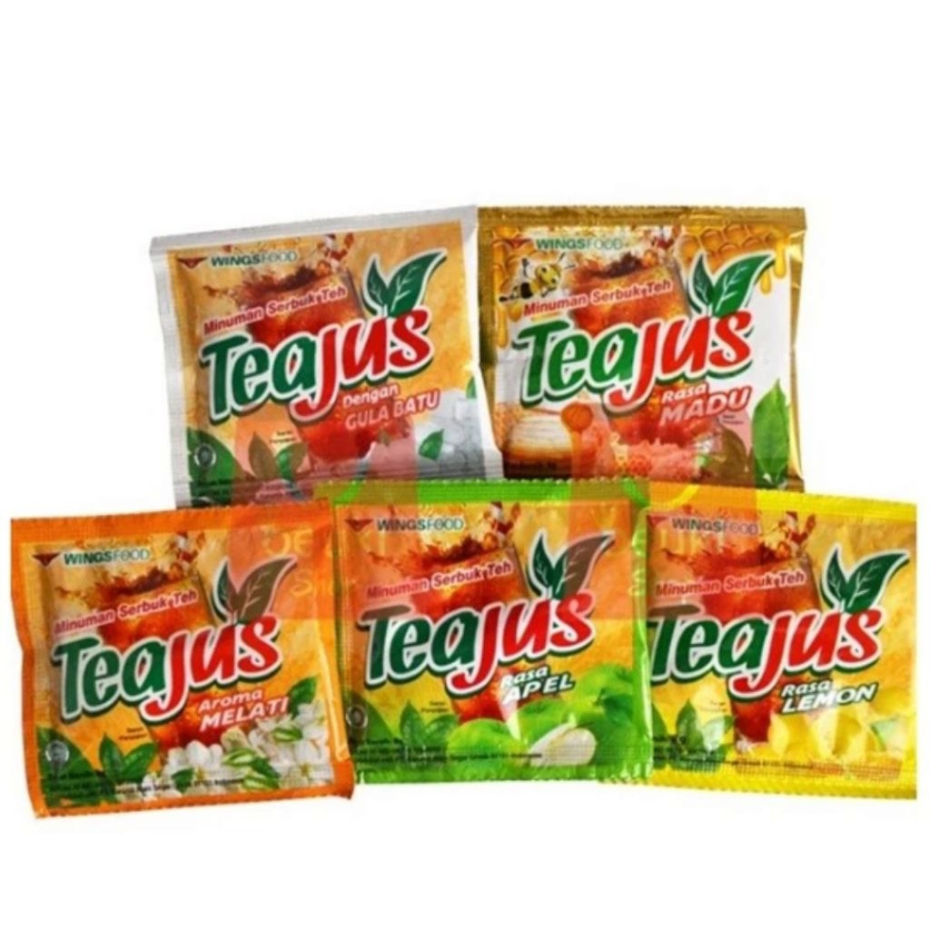 TEH JUS 1 RENCENG ISI 12 SACHET