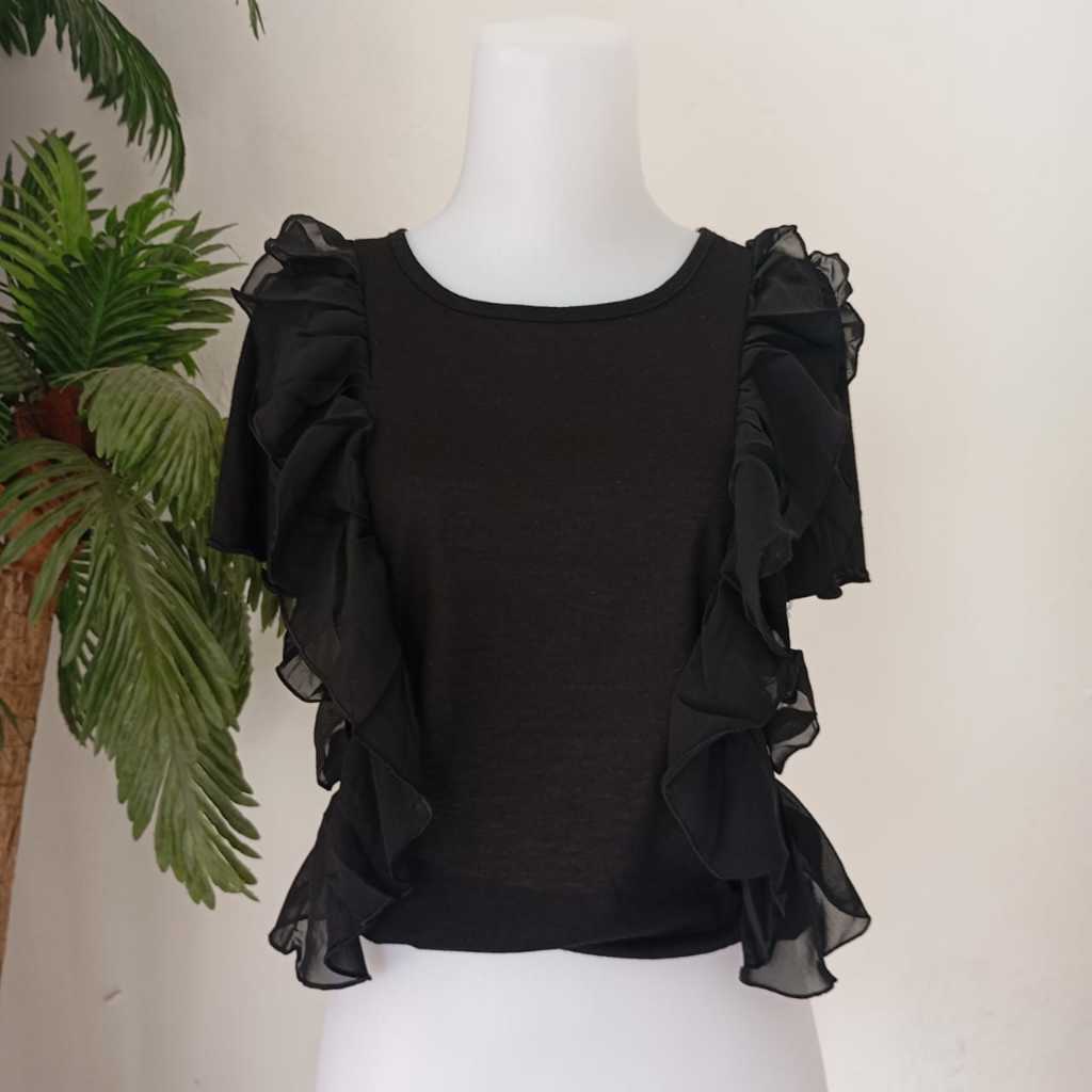 Atasan Wanita Jace Top Hitam