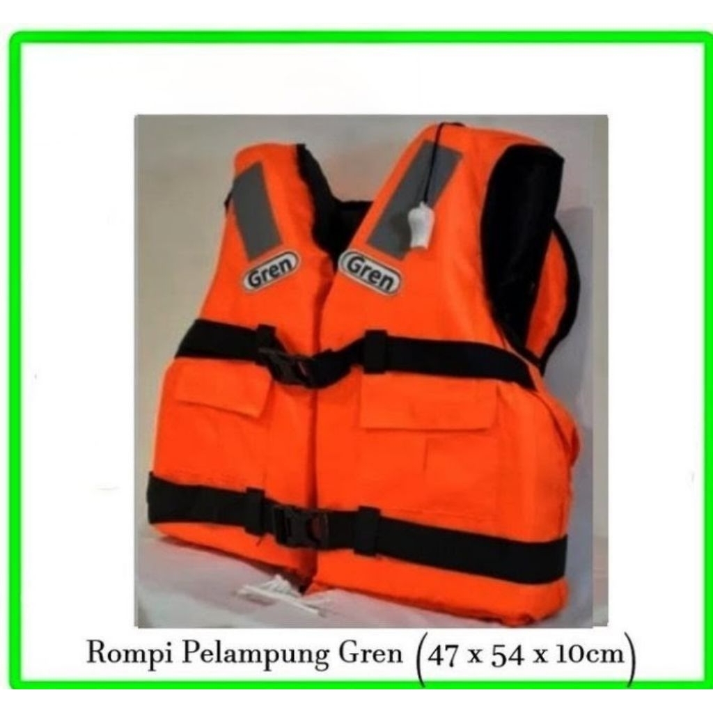 Life Jacket / Rompi Pelampung / Rescue Vest GREN