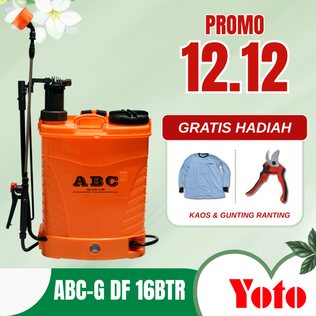 ABC-G 16 Liter Double Fungsi (ABC-G DF 16BTR) - Elektrik Sprayer