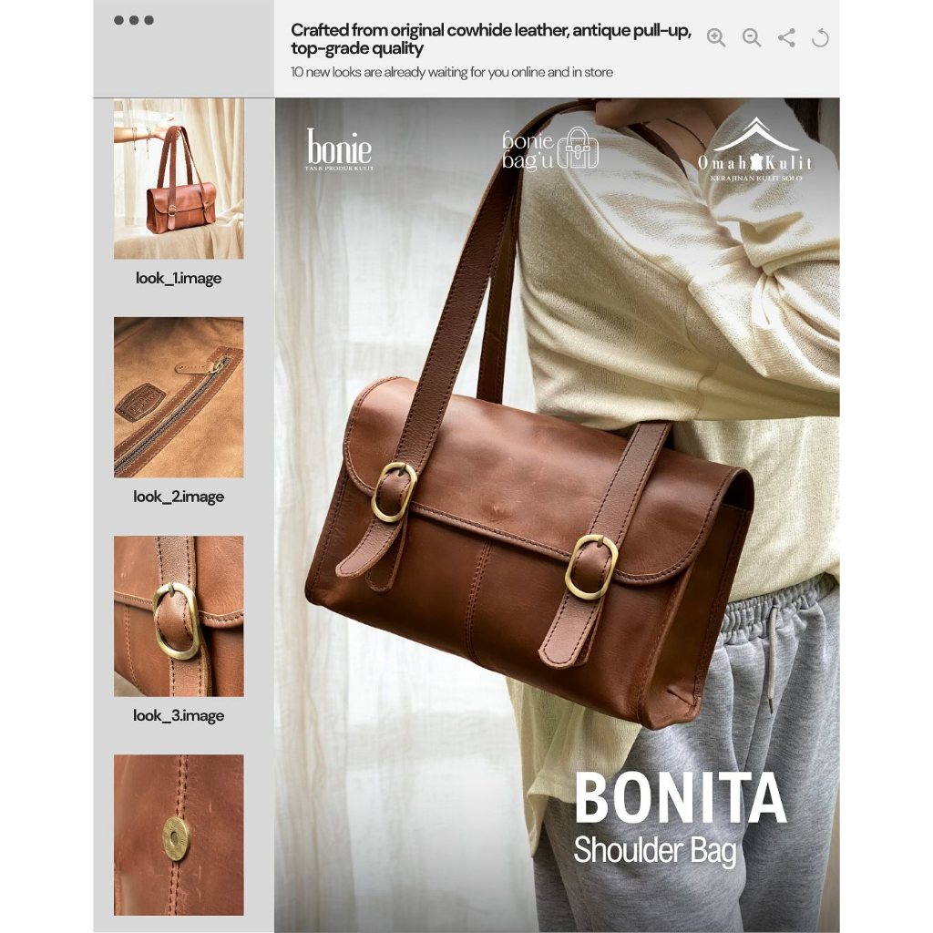Kulit Wanita | Tas Kulit Asli, Tas Wanita, Tas Top Handle & Selempang Wanita [ BONITA | Bonie Leathe