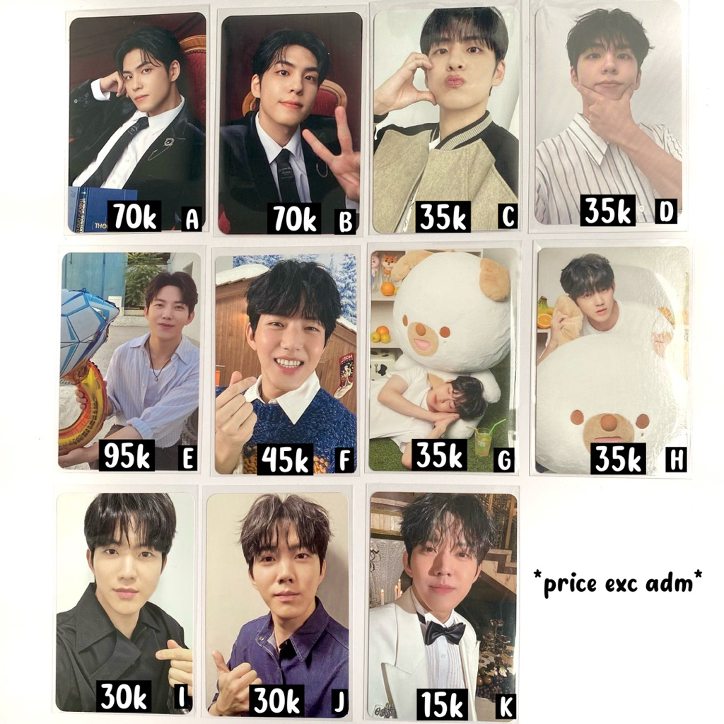 PC PHOTOCARD DAY6 WONPIL DOWOON YOUNGK SUNGJIN DENIMALZ PILMOGRAPHY COLLECT BOOK KOLBUK ENTRANCE WEL