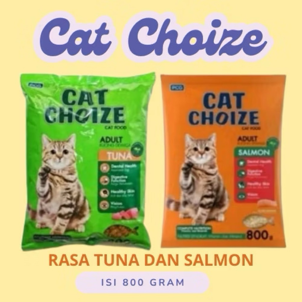 CAT CHOIZE ADULT 1KG / MAKANAN KUCING DEWASA / DRYFOOD CAT CHOIZE / MAKANAN KUCING MURAH