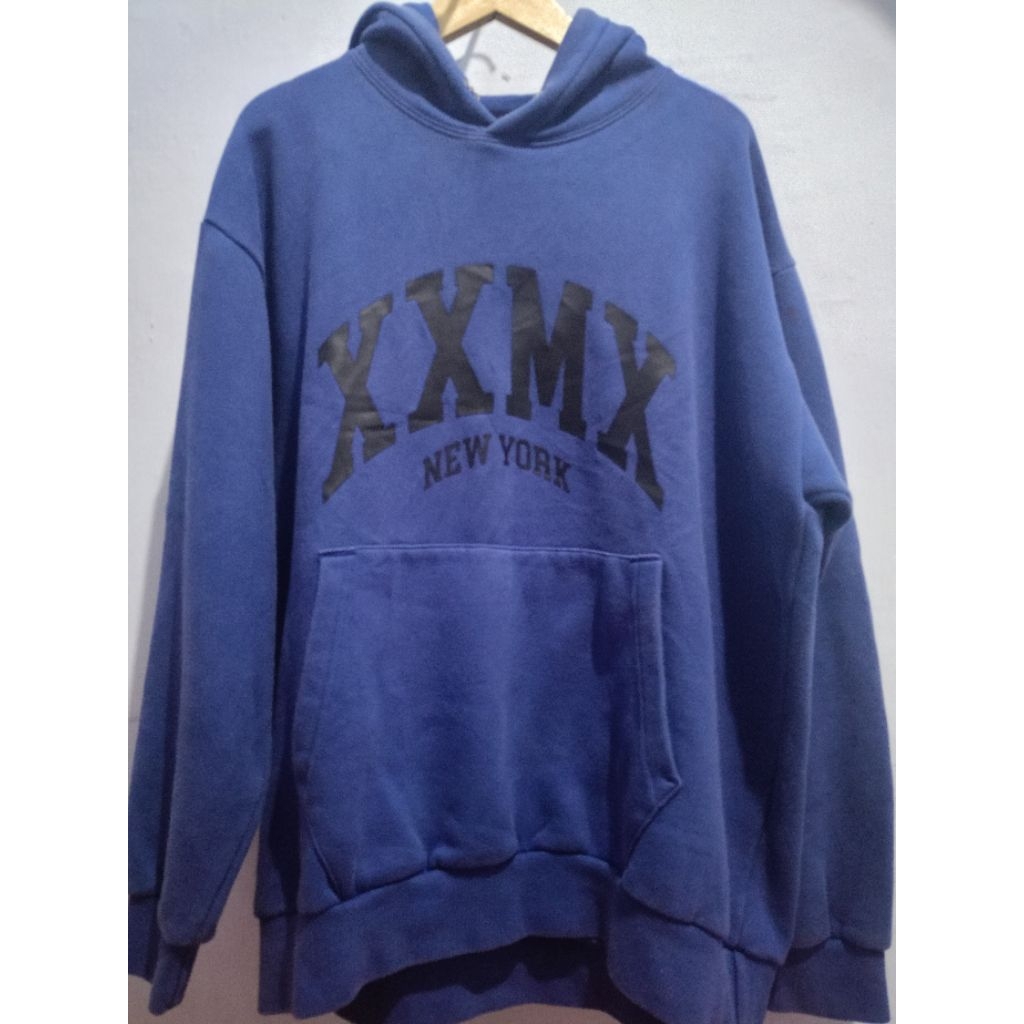xexymix city logo fleece hoodie