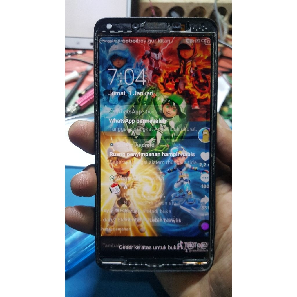 LCD REDMI 6 6A ORI CABUTAN.