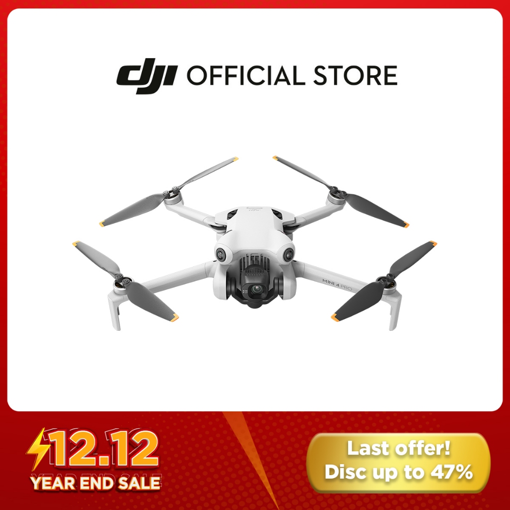 DJI Mini 4 Pro - Camera Drone | Under 249 g | 4K/60fps HDR True Vertical Shooting | Omnidirectional 