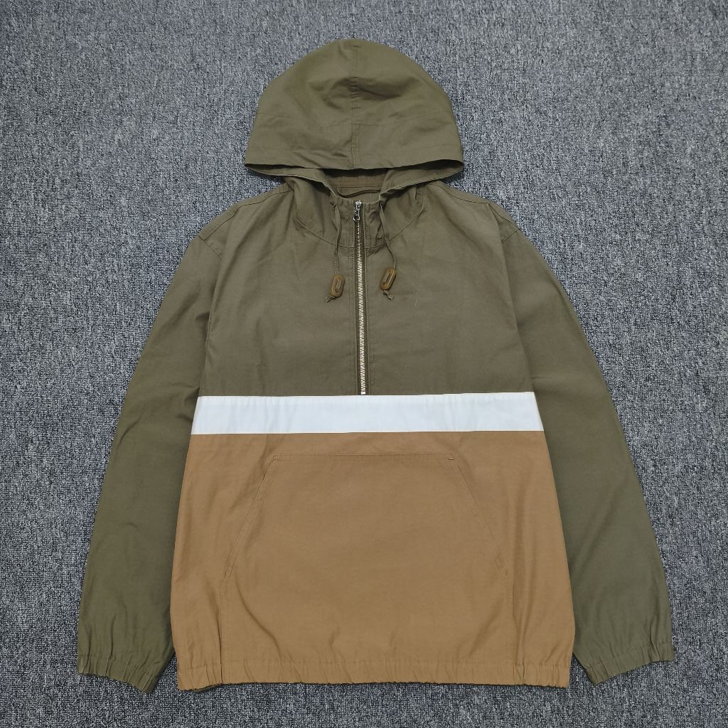 Jaket GU Uniqlo Halfzip