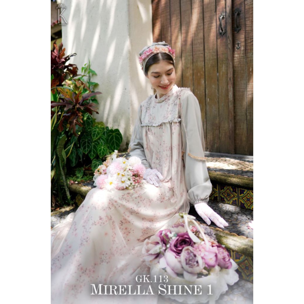 Dress Gamis Luna Kemayu GK.113 MIRELLA SHINE 1 By Luna Hijab Indonesia