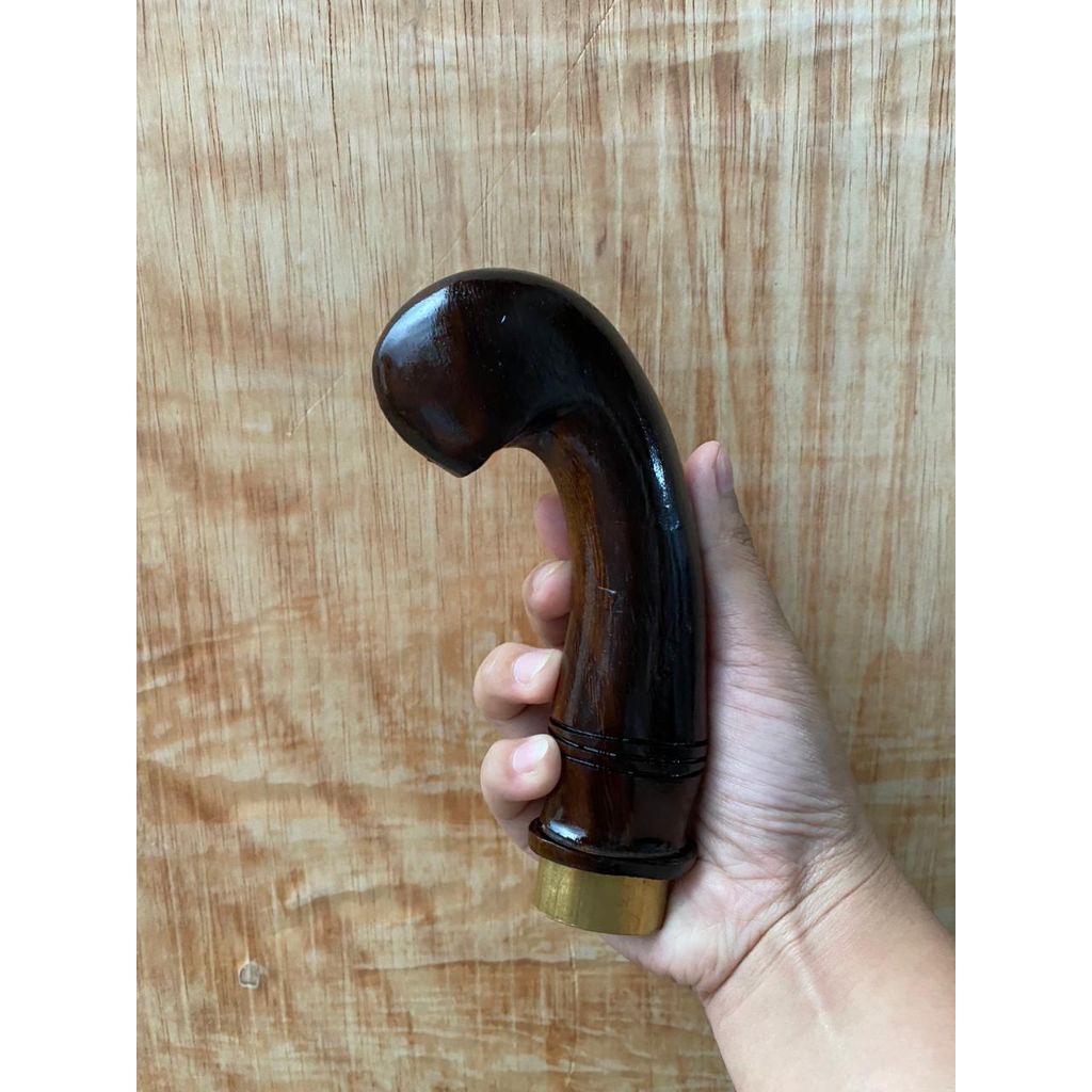 Gagang Golok Jengkolan selut kuningan