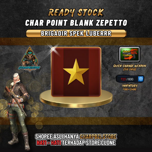 CHAR PB / CHAR POINTBLANK  - BRIGADIR SPEK LUBERR