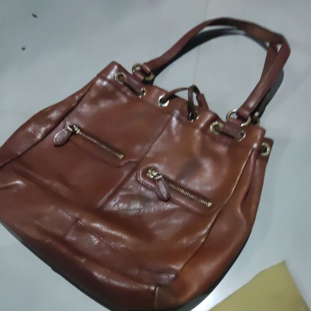 tas kulit Nicole paris bekas pakai