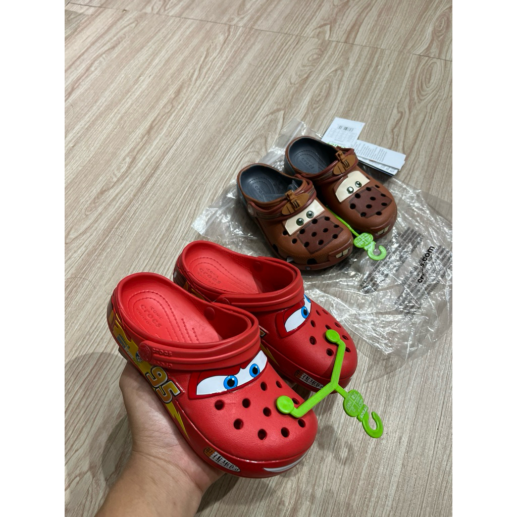 Sandal anak / Crocs anak cars lampu / Crocs anak Led