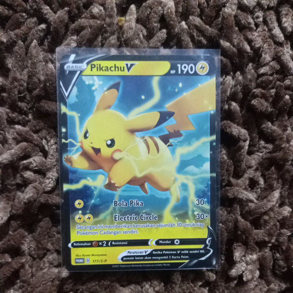 Pikachu V Kartu Promo