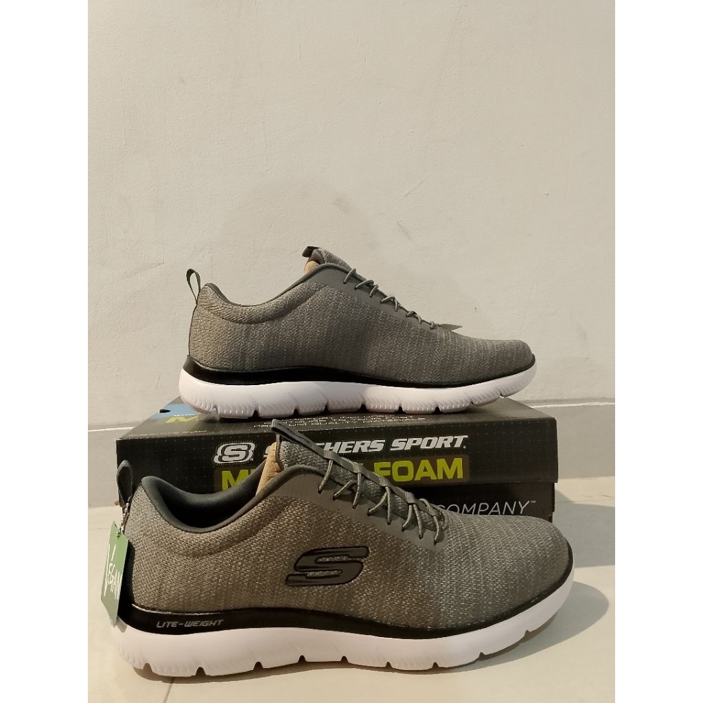 SEPATU SKECHERS SPORT SUMMITS MEN ORIGINAL READY SIZE 45 DAN 45,5