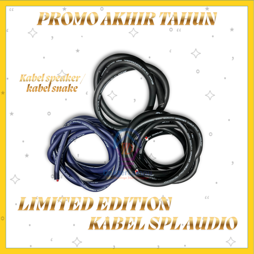 SPL AUDIO PROMO KABEL SPEAKER UKURAN PILIH DIVARIASI ORIGINAL SPL AUDIO